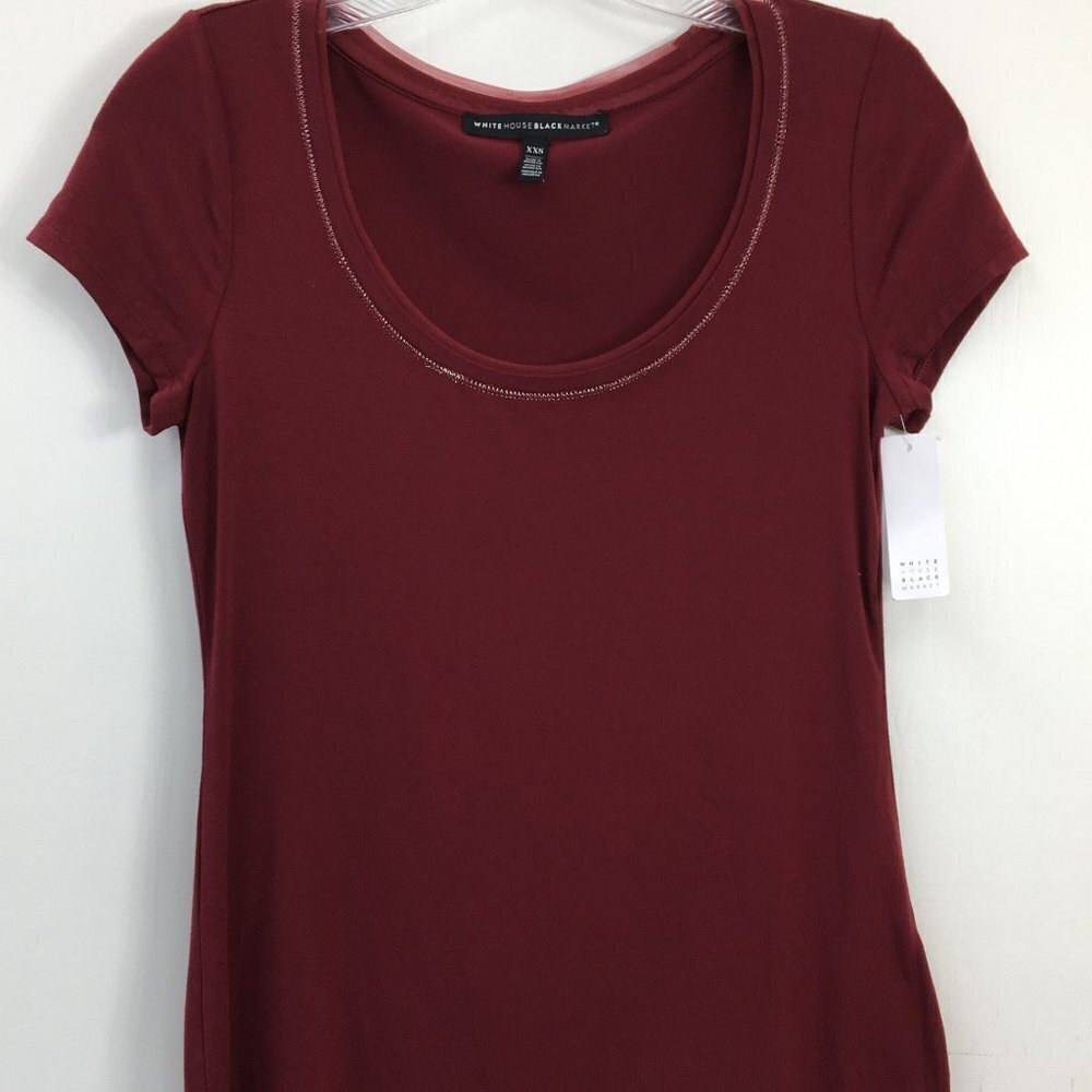 White House Black Market Women's Blouse Top Size XXS EXCELLENT NEW with Tags